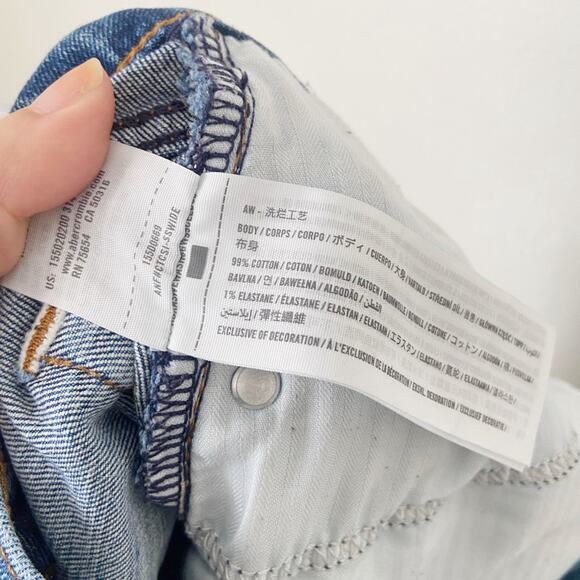 Abercrombie & Fitch The Ankle Straight Ultra High Rise Size 10 - Picture 4 of 4